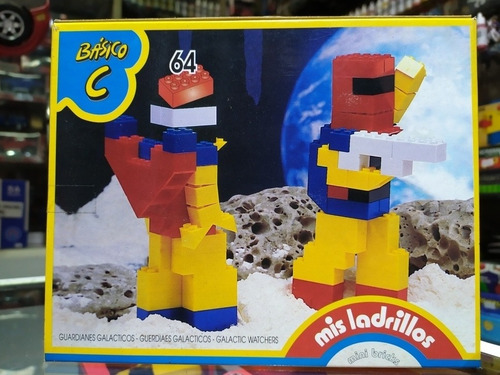 Imagen 2 de 5 de Bloques Mis Ladrillos Guardianes Galácticos Básico 64 Piezas