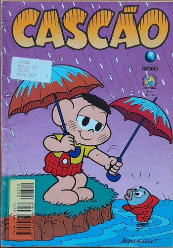 Hq Gibi Cascão N° 310 Editora Globo (Usado)
