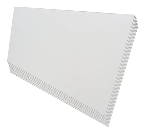 Lamina Cielo Raso Vinilico Blanco Liso Panel 2x4 Importado