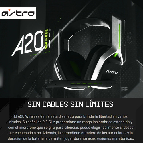 Imagen 2 de 8 de Diadema Gamer Inalámbrica Astro A20, Xbox X|s One, Pc/mac