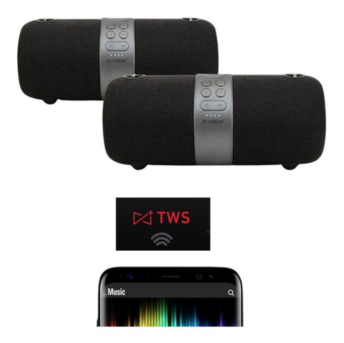 Imagen 4 de 9 de Parlante X View Blast X4 Rgb Bt Portatil Tws Ipx6 Exterior