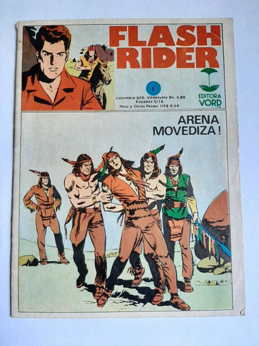 Revista Comic Flash Rider Ejemplar # 1 (el Número Uno)