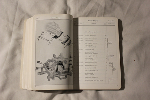 Mercedes Benz 170 Vb 1953 Catalogo De Repuestos (Usado)