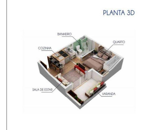 Imagem 3 de 18 de :iberty Studio -jd. Faculdade - Prox. Puc - Studio C/dormitório + Cozinha, Wc - Mobiliado - Gar. - 33m² -r$1.850,00 - Ap5008