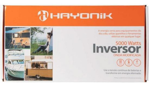 Inversor De Onda Modificada 5000w 12vdc/127v Pw13-4 Hayonik