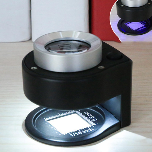 Lupa De Lupa 30x, Lupa Con 6 Luces, Lámpara Detectora De