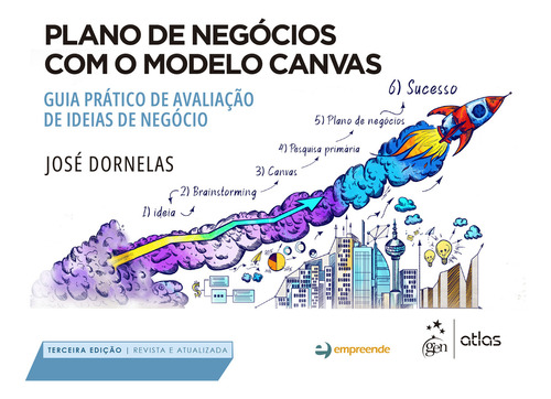 Plano De Negócios Com O Modelo Canvas, De José Dornelas. Editora Atlas Juridico - Grupo Gen, Capa Mole Em Português