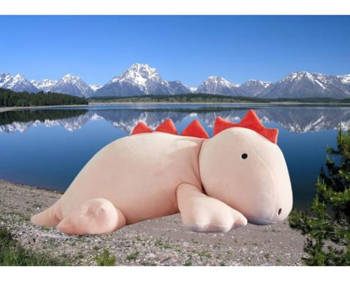 Imagem 7 de 10 de Brinquedo De Pelúcia De Dinossauro De 38cm Boneca De Dinossa