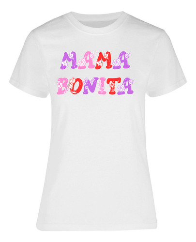 Playera Mamá Letras Bonitas - Regalo Para Mamá - 10 De Mayo