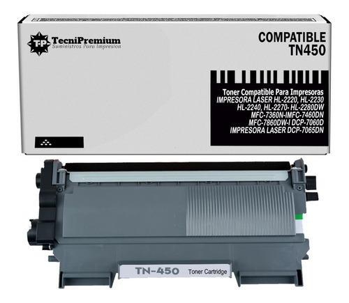 Toner Generico Tn-450 Imp Brothe 2275dw Mfc-7360n 7365dn