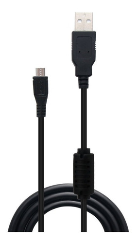 Imagen 1 de 3 de Cable Joystick Ps4 De Carga Dualshock4 Micro Usb 1.5m Filtro