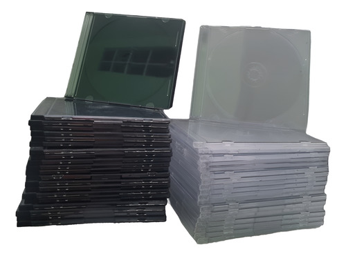 Lote De 20 Cajas De Cd Acrílico Slim (Usado)