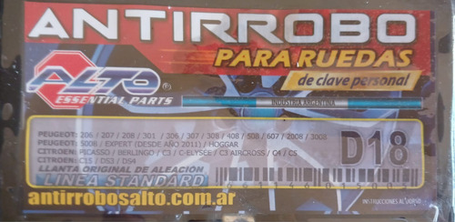Tuerca Seguridad Bulon Antirrobo (Usado)