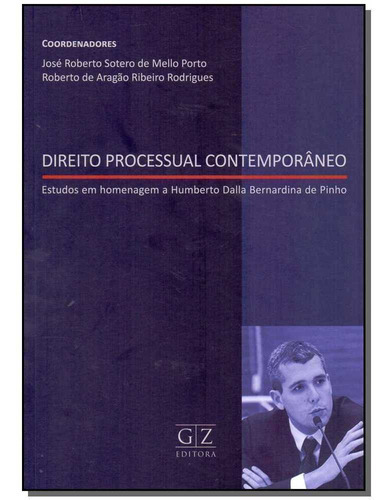Direito Processual Contemporâneo - 01ed/18, De Porto, Jose E Rodrigues, Roberto (org.). Editora Gz Editora Em Português
