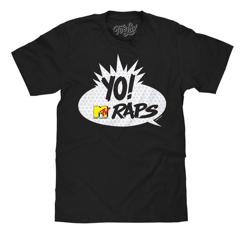 Tee Luv Camisa Yo Mtv Raps Para Hombre (negro) (xl)