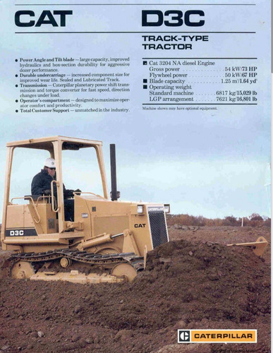 Imagen 13 de 25 de Tractor Topadora Caterpillar D3b Funcionando Envio Al Pais
