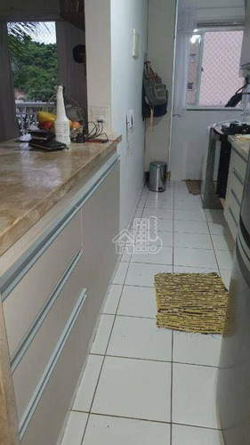 Apartamento Com 3 Dormitórios À Venda, 77 M² Por R$ 340.000,00 - Maria Paula - São Gonçalo/rj - Ap4303