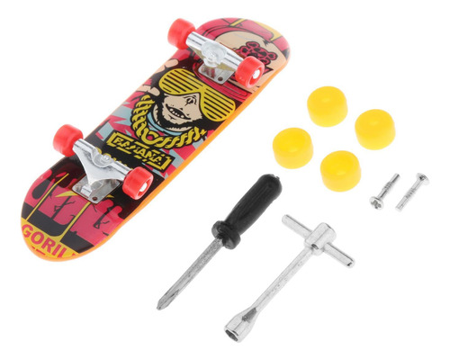 Mini Finger Skateboard Set Fingerboard Profesional Juguetes