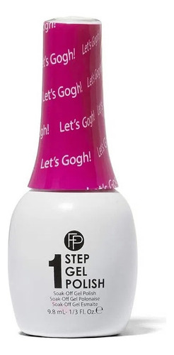 Esmalte En Gel 1 Solo Paso Let's Gogh Color Negro