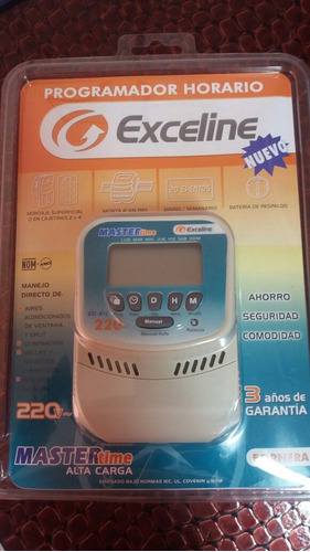 Programador Horario Gtc-b1l 220v Exceline