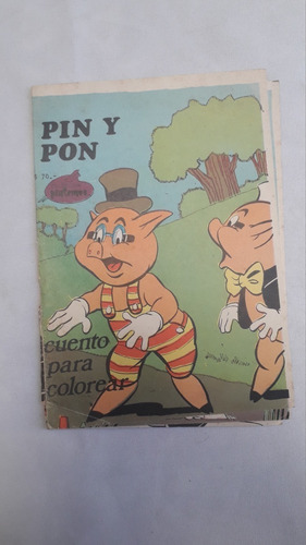 Cuento Para Pintar * Pin Y Pon * N° 11 Antiguo Ed. Oscar