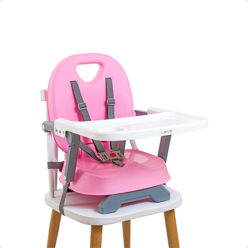 Silla De Comer Para Bebes Booster Plegable Arnes Compacta