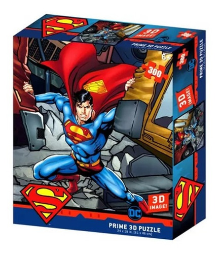 Rompecabezas Puzzle 300 Piezas Superman 3d Pr