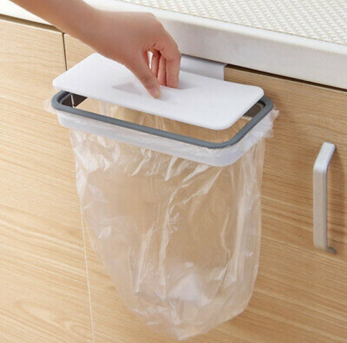 Lixeira De Porta Cozinha Banheiro Cesto P/ Saco Lixo Prático