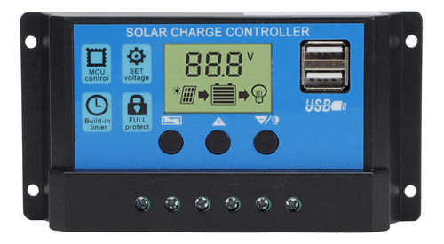 Controlador De Carga Solar Sistema Fotovoltaico Pwm Fuera De