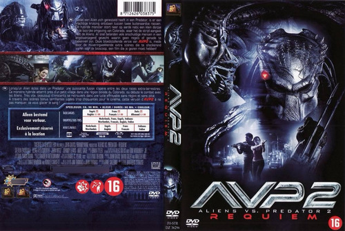 Dvd Lacrado Importado Avp2 Aliens Vs. Predator 2 Requiem Reg