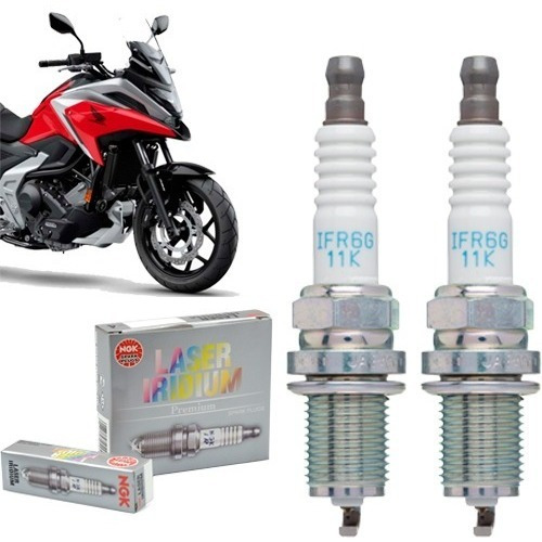 Jogo Velas Iridium Ngk Ifr6g-11k Honda Nc700 Nc700x Nc 700 X