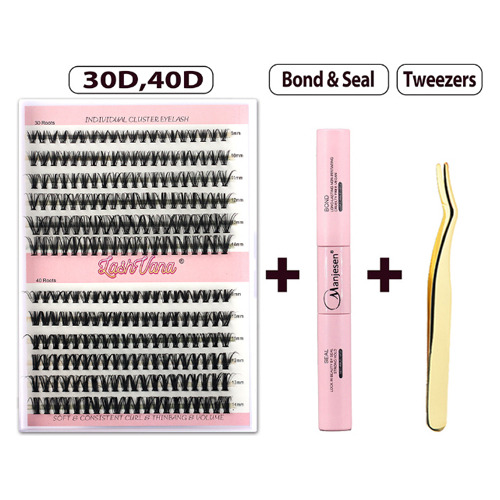 Kit De Diy Extensión De Pestañas Y Pinza Y Removedor