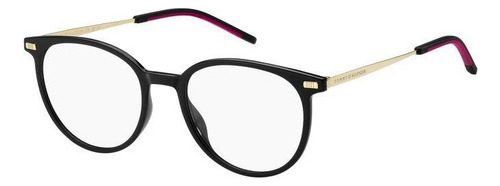 Moldura oftálmica Tommy Hilfiger modelo Th 2020, cor preta