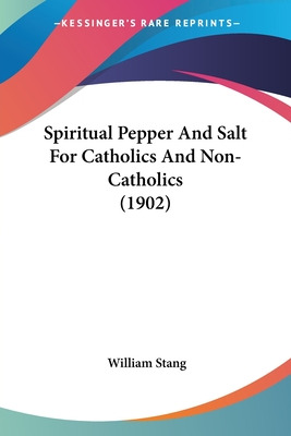 Libro Spiritual Pepper And Salt For Catholics And Non-cat...