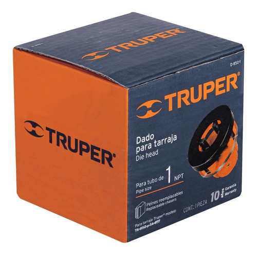 Dado Para Tarraja 1´ Cabezal De Acero Cuerda 11.5 Npt 13078