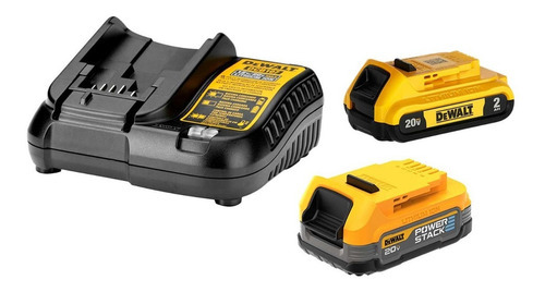 Combo Dewalt Brushless Rotomartillo + Llave De Impacto Color Amarillo/Negro