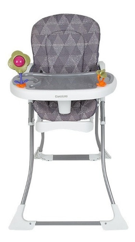Silla De Comer Plus Carestino Plegable Gris Estampado