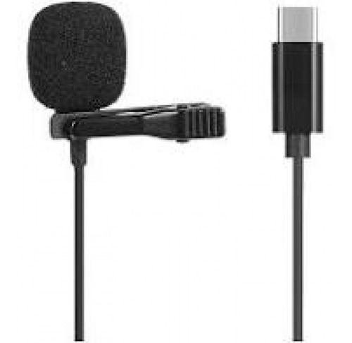 Imagen 2 de 6 de Microfono Corbatero Usb Tipo C Omnidireccional 1.5mts Clip