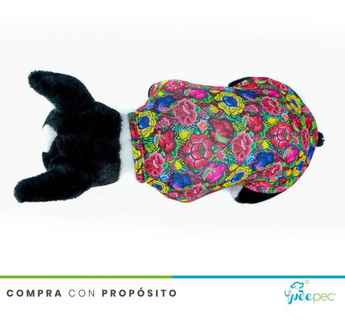 Imagen 3 de 5 de Playera Floral Oaxaqueña (s)