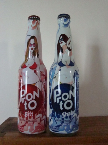 Botellas Verano 2012 De Pronto Shake Y Pronto Bitt Llenas (Usado)
