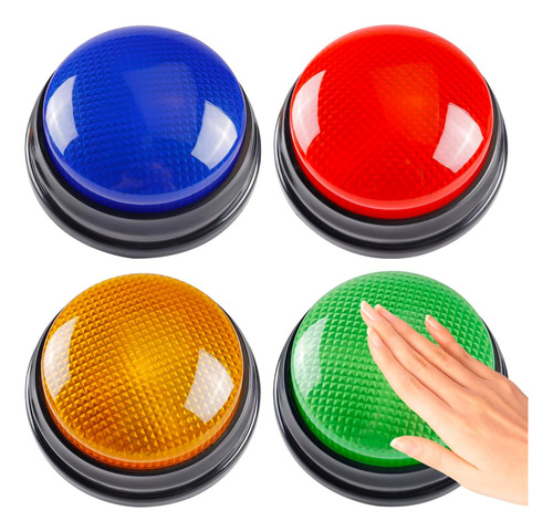 Iblessu Paquete De 4 Zumbadores Para Juegos De Trivia: Zumba