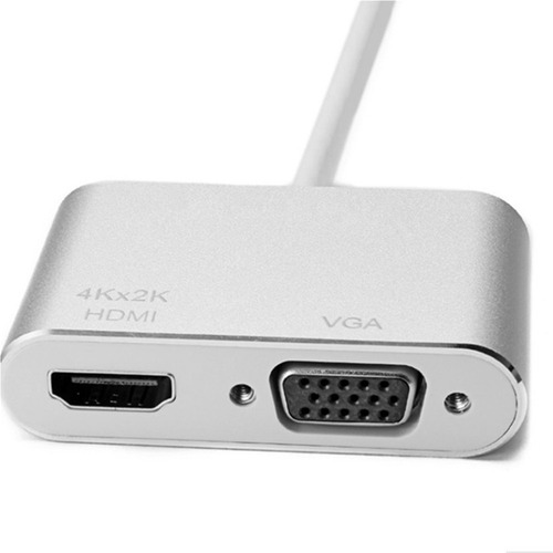 Tipo C A Hdmi Vga Un Cable De Arrastre Y Dos