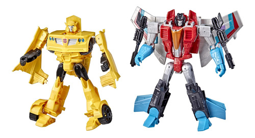 Transformers Toys Heroes And Villains Bumblebee And Starscr.