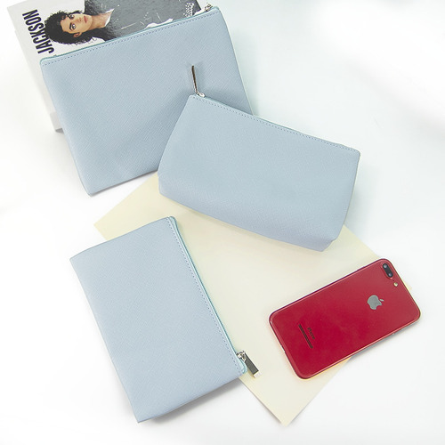 Neceser De Maquillaje Portátil Clutch Pu Alta Calidad