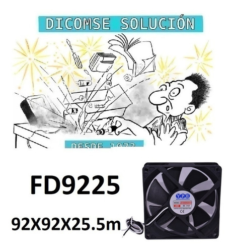 Ventilador Fd9225-24hs  92x92x25.5mm