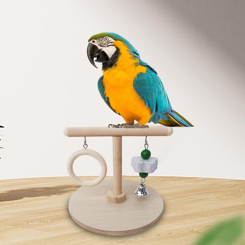 De Juegos Para Loros, Jaula De Pájaros De Madera, Accesorio