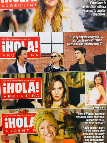 Pack 25 Revistas Hola Argentina Usadas Sin Crucigrama (Usado)