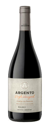 Vino Argento Single Vineyard  Malbec Altamira Año 2021