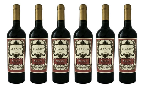 Vino Alamos Malbec 750 Ml Caja X6 Envio Gratis - Fullescabio