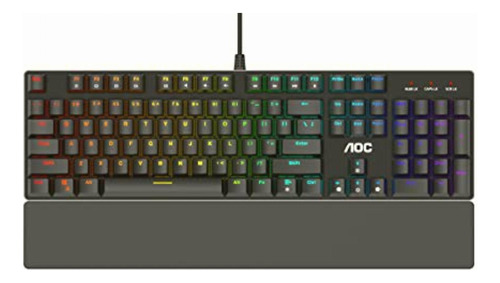 Aoc Teclado Mecánico Rgb Completo Para Juegos,